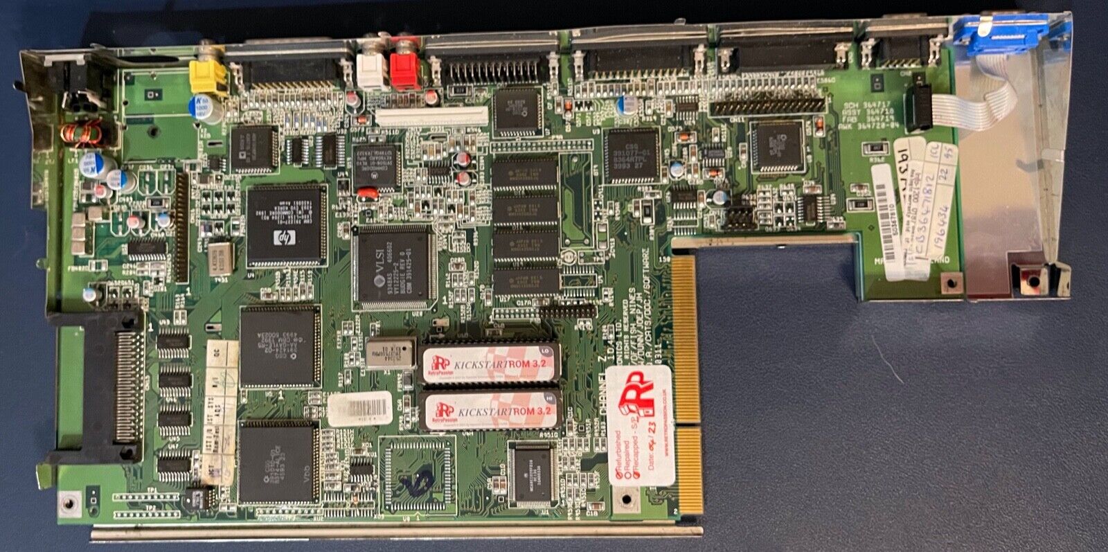 Commodore Amiga 1200 A1200 PAL Motherboard Recapped Works 1D4 US Seller Refurb