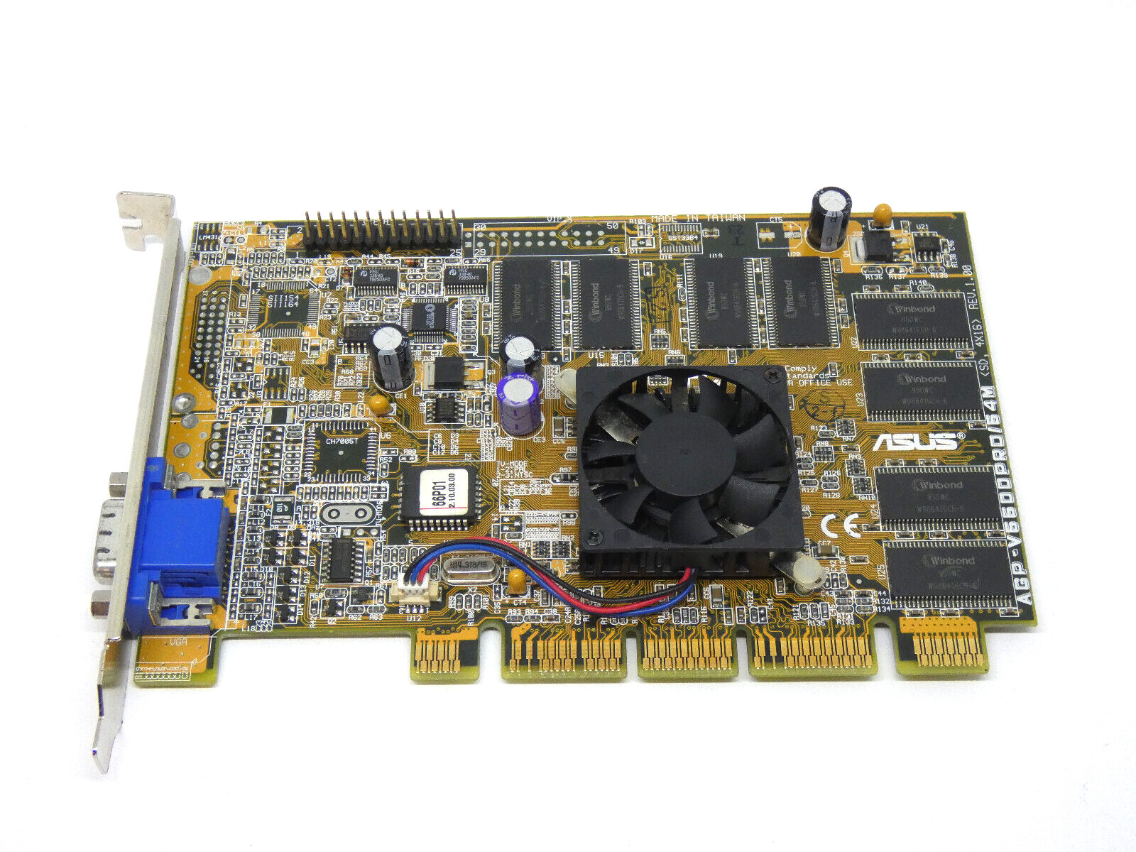 ASUS AGP-V6600PRO/64M GeForce256 DDR SDRAM 64MB  - AGP Slot