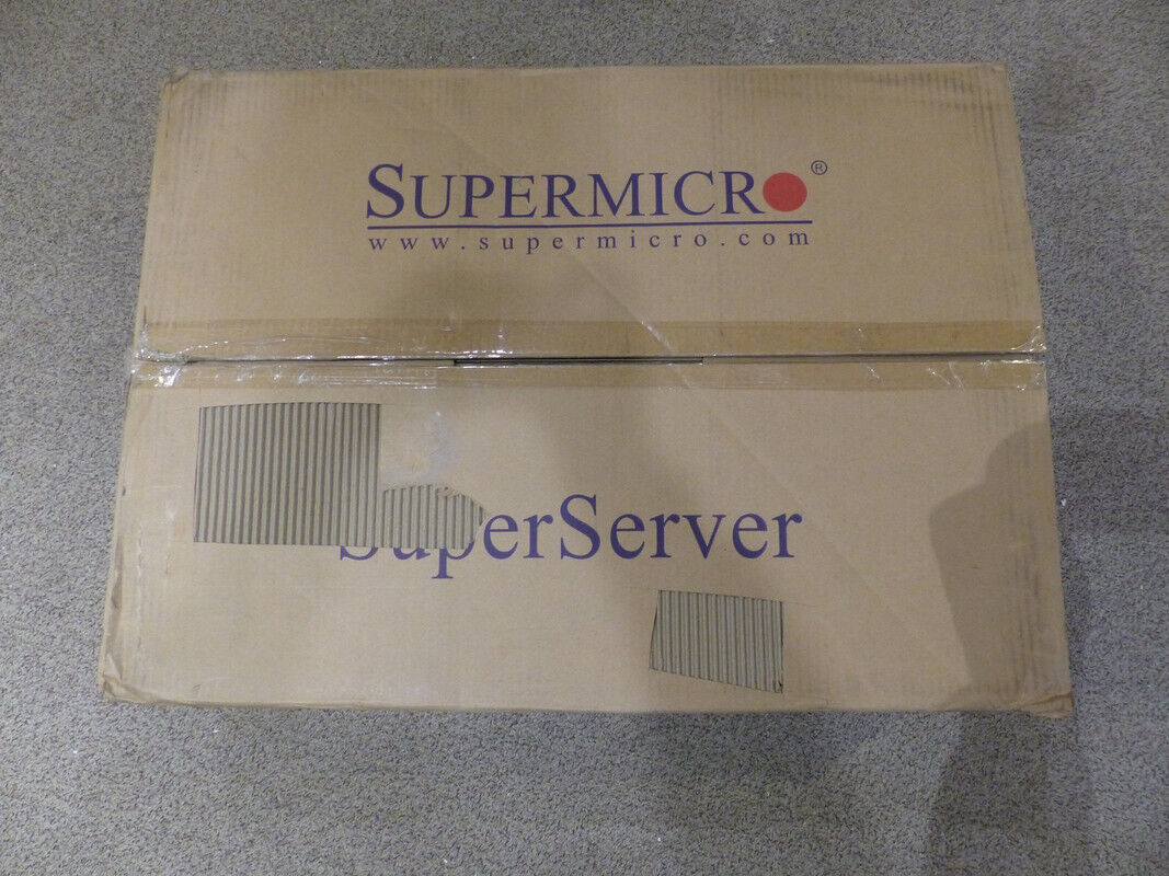 SUPERMICRO CSE-825MBTQC-R802WB SUPERCHASSIS RACK SERVER DUAL PSU BAREBONES