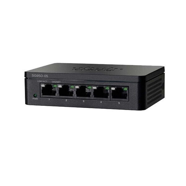 Cisco SG95D 5 port Gigabit Desktop Switch SG95D-05-IN