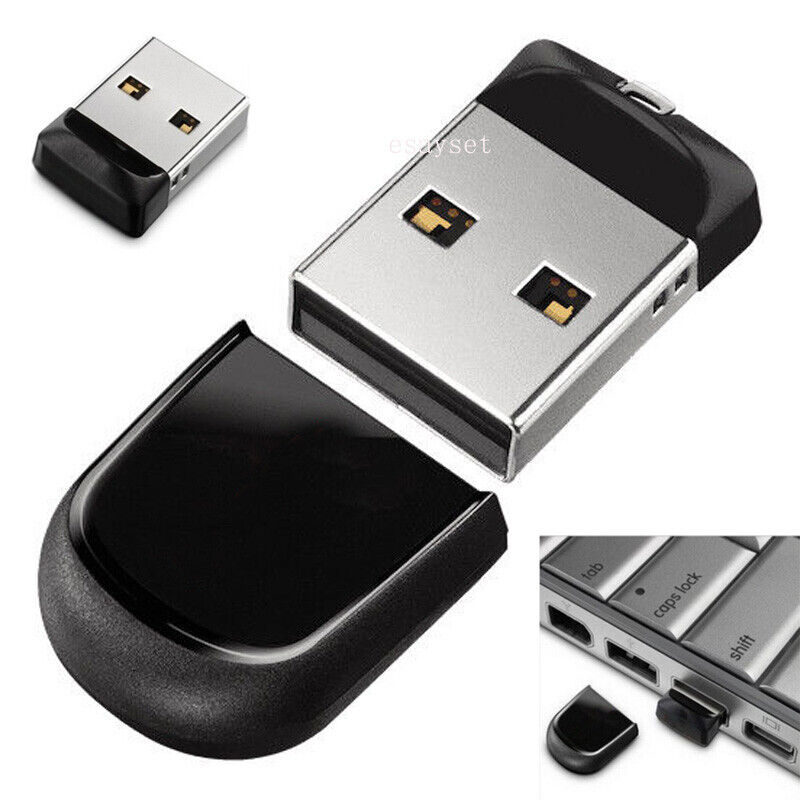 64GB 32GB Mini USB Flash Drive Memory Stick U Disk 100% Capacity Thumb PC