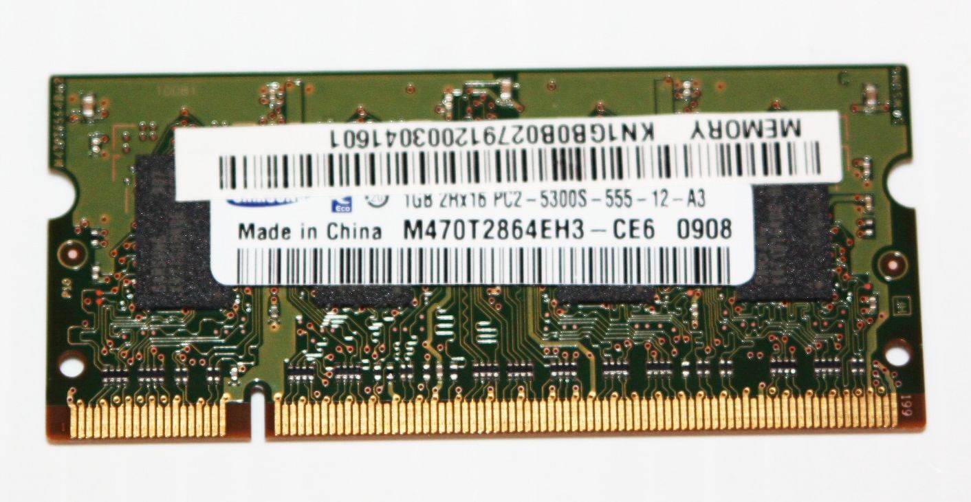 Genuine OEM 1gb PC2-5300s DDR2 Memory KN1GB0B0279-Acer One D250/KAV60 Netbook