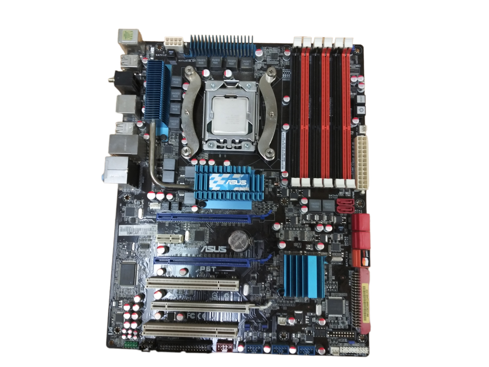 ASUS P6T SE Chipset Intel X58 LGA1366 DDR3 Motherboard w/ i7-920 CPU slbej