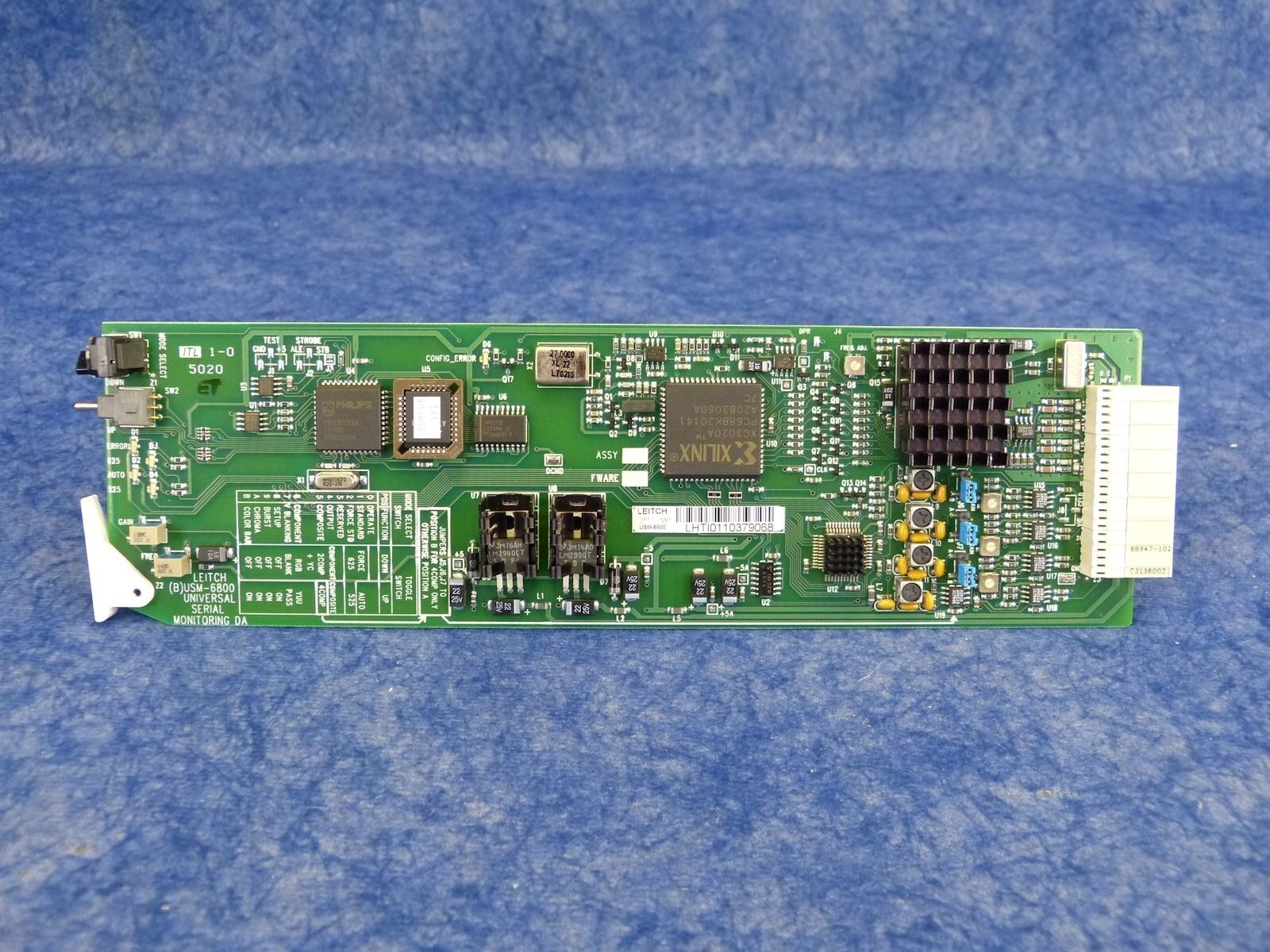Leitch USM-6800 Universal Serial Monitoring Distribution Amplifier