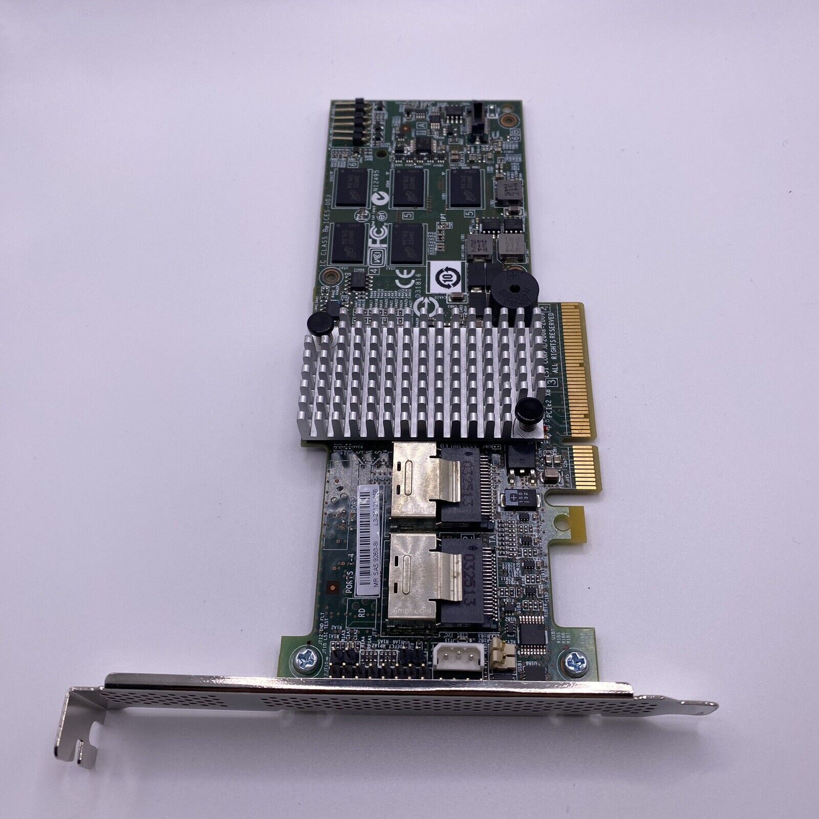 LSI MegaRAID PCIe RAID Controller Card SAS 9260-8i L3-25121-85B no battery