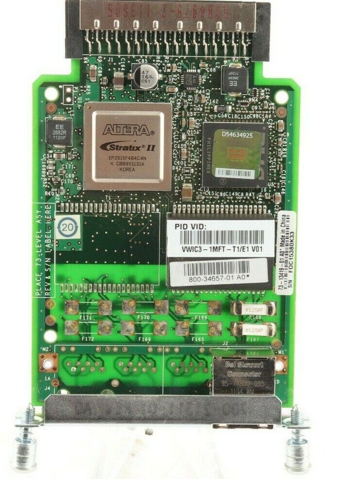 Cisco VWIC3-1MFT-T1/E1 WAN Interface Card