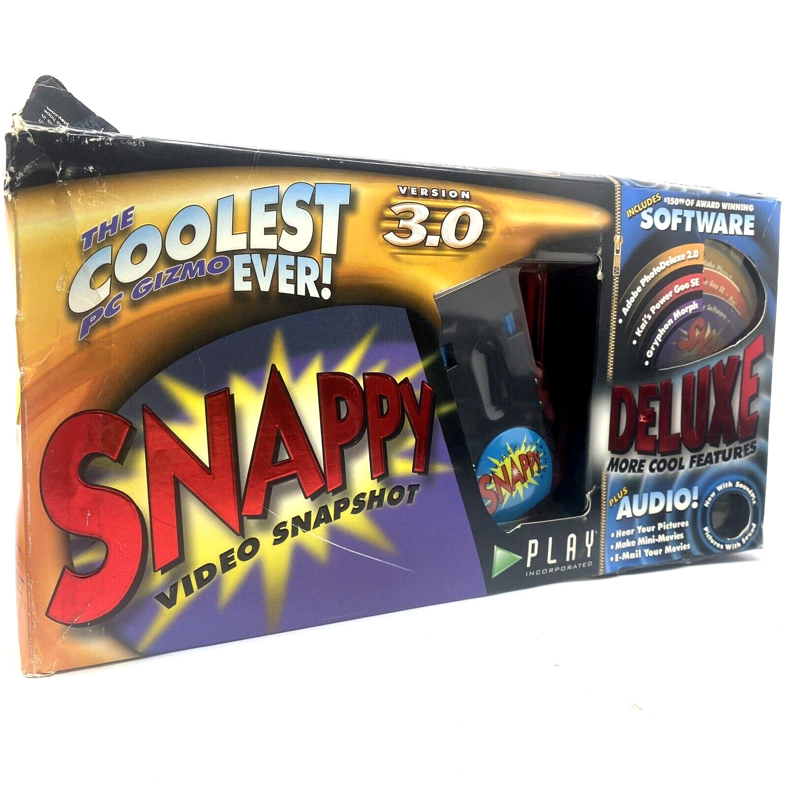 Vintage Snappy Video Snapshot Version 3.0 Deluxe with Software Plus Video
