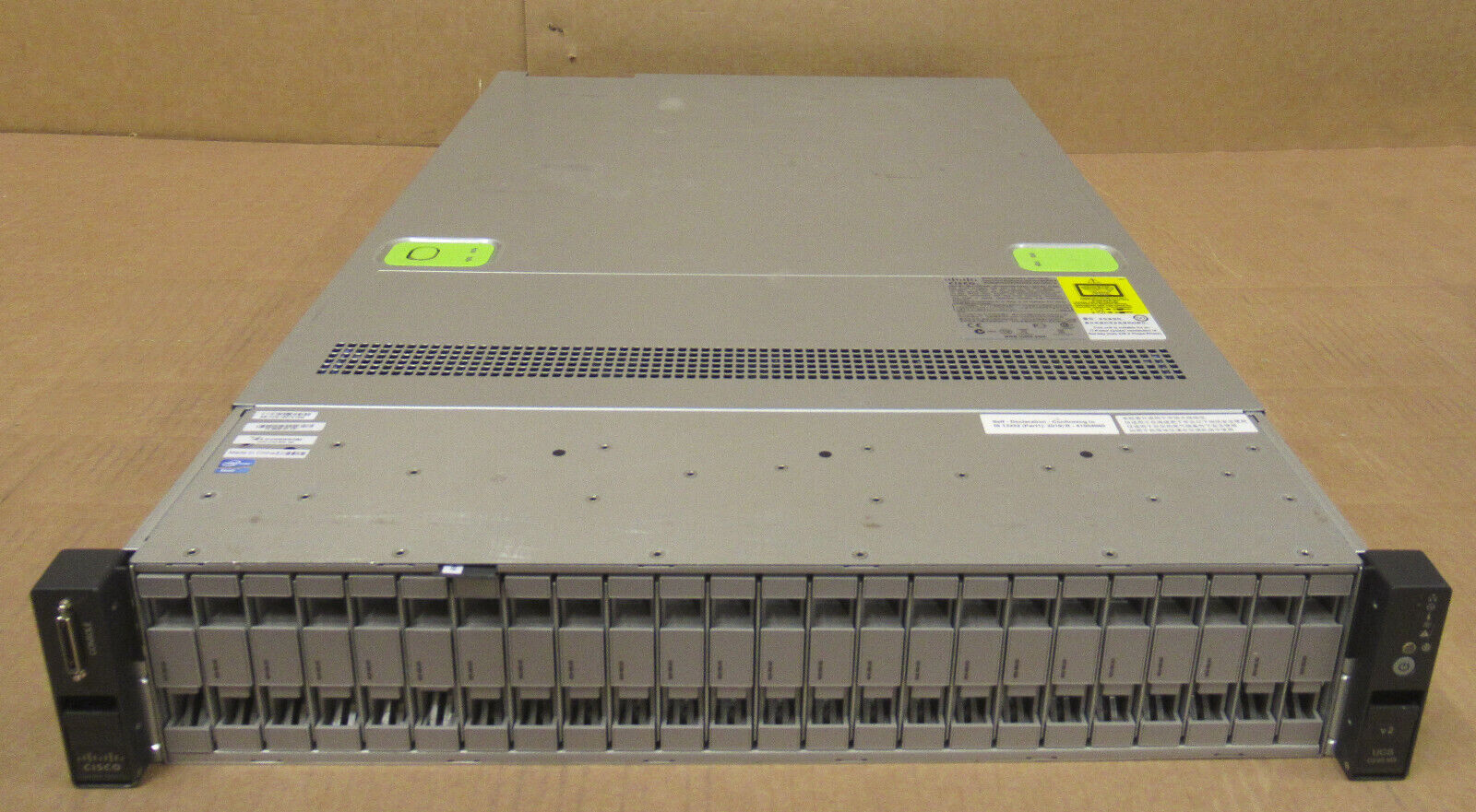 Cisco UCSC-C240-M3S2 24 SFF BAYS 2U Rack Server 2 x E5-2640v2 64GB RAM RAID