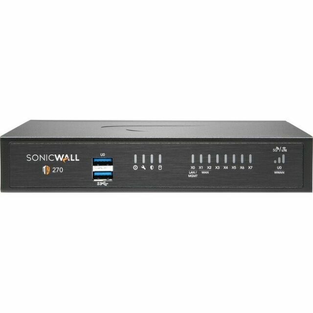 SonicWall TZ270 Network Security/Firewall Appliance 02SSC2821