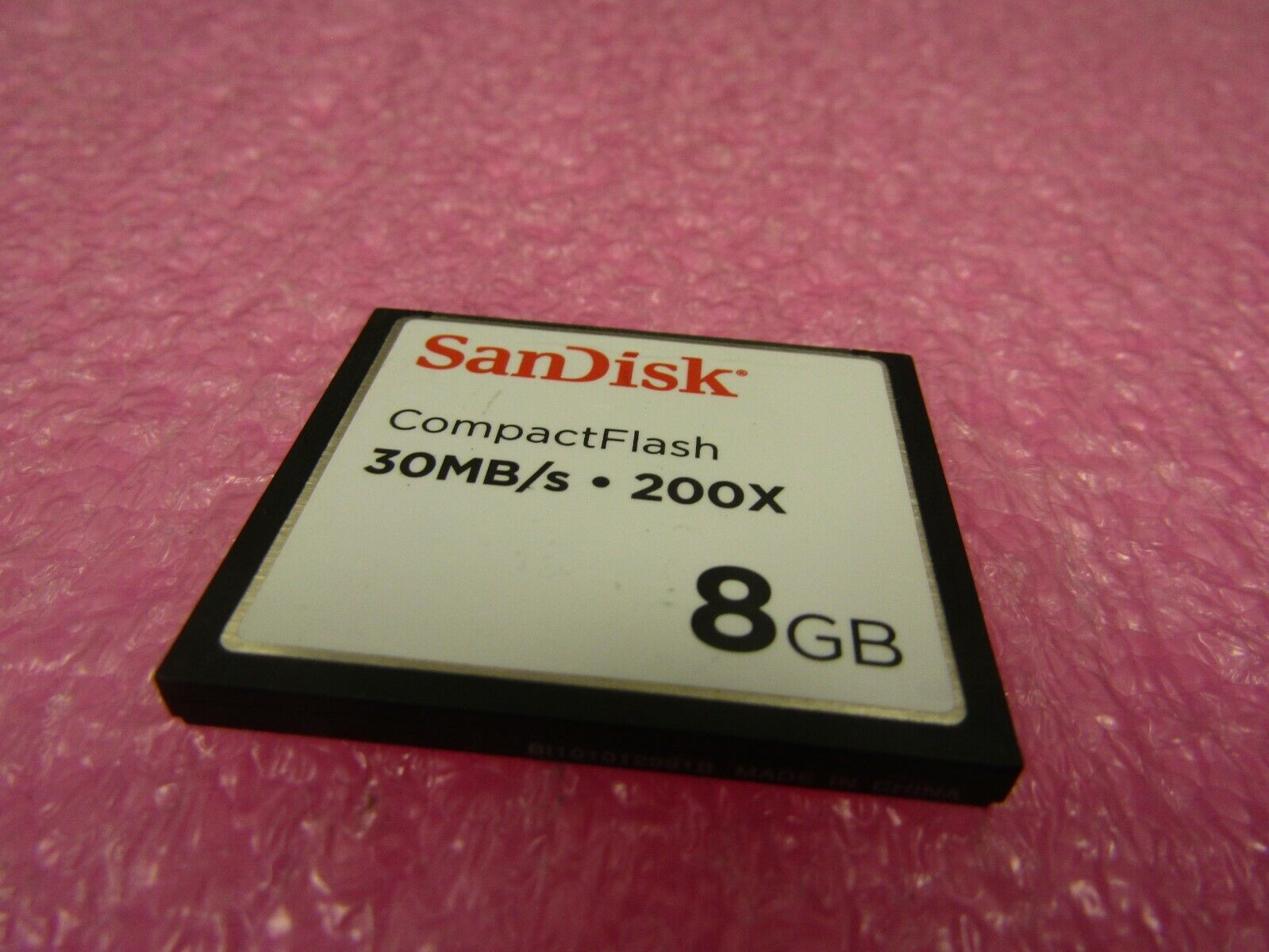 SANDISK COMPACTFLASH	SANDISK	SANDISK COMPACTFLASH 30MB/S 200X 8GB