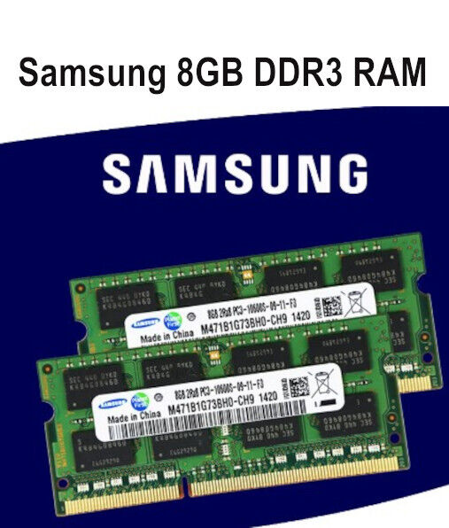 Samsung 8GB 1Rx8 PC3 DDR3 1600MHz 12800S ECC M471B1G73BH0-CK0- RAM, NEW