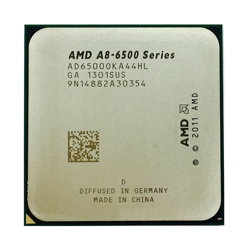AMD A8-6500 CPU Quad core 4M 3.5 GHz AD6500OKA44HL 65W Socket FM2 Processors