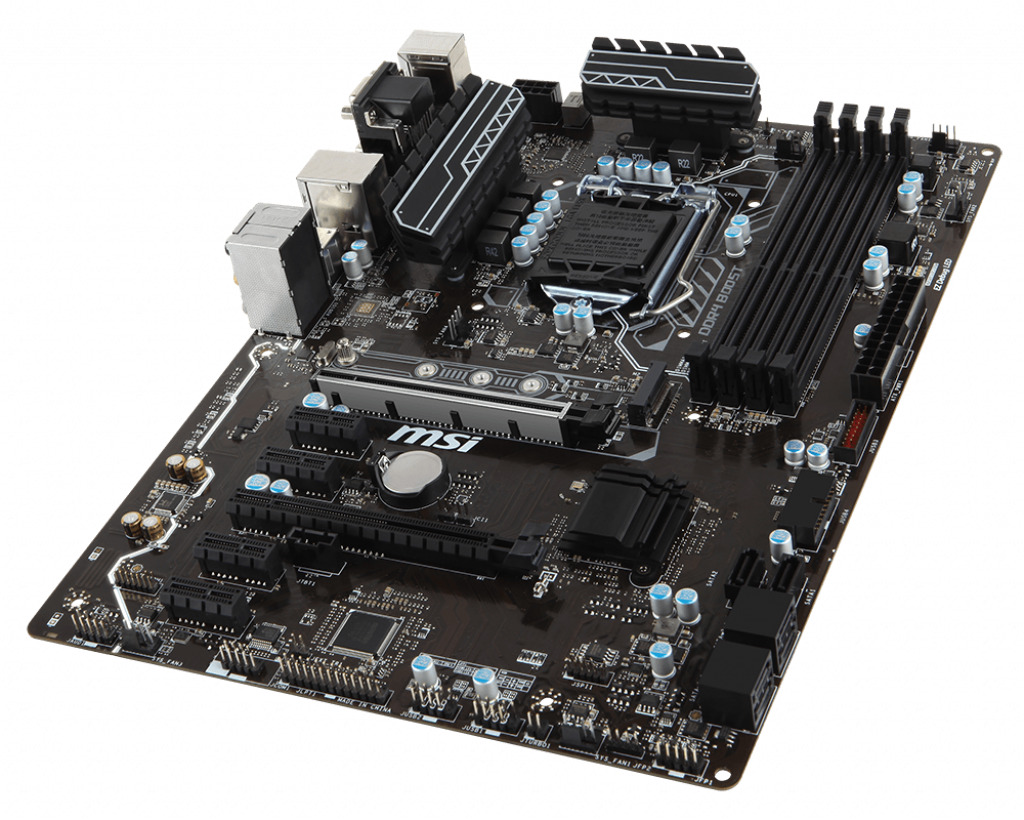 FOR MSI H270-A PRO 6-GPU Mining System Board LGA1151 4*DDR4 64G DP+DVI+VGA ATX