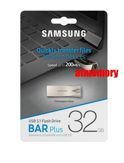 Samsung 32GB 64GB 128GB 256GB USB Flash Drive BAR Plus USB3.1 Up to 300MB/s BE3