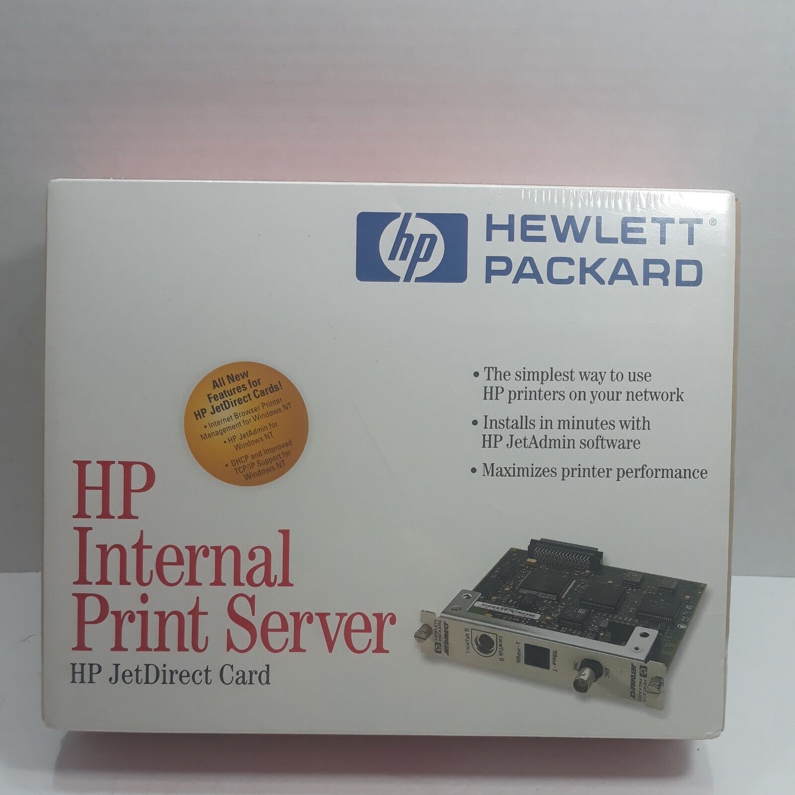 HP Internal Print Server JetDirect Card With JetAdmin Software Ships Free