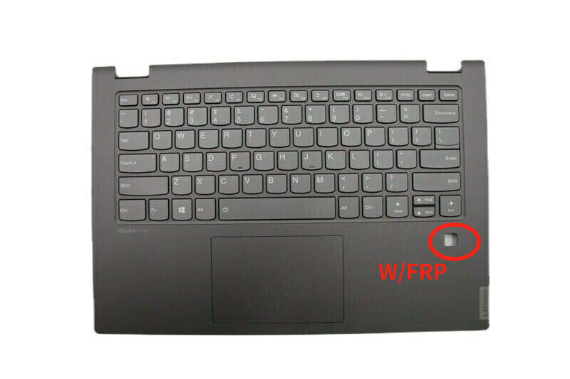 US For Lenovo Flex-14API 14IML Top Cover W / Touchpad Keyboard US 5CB0S17349