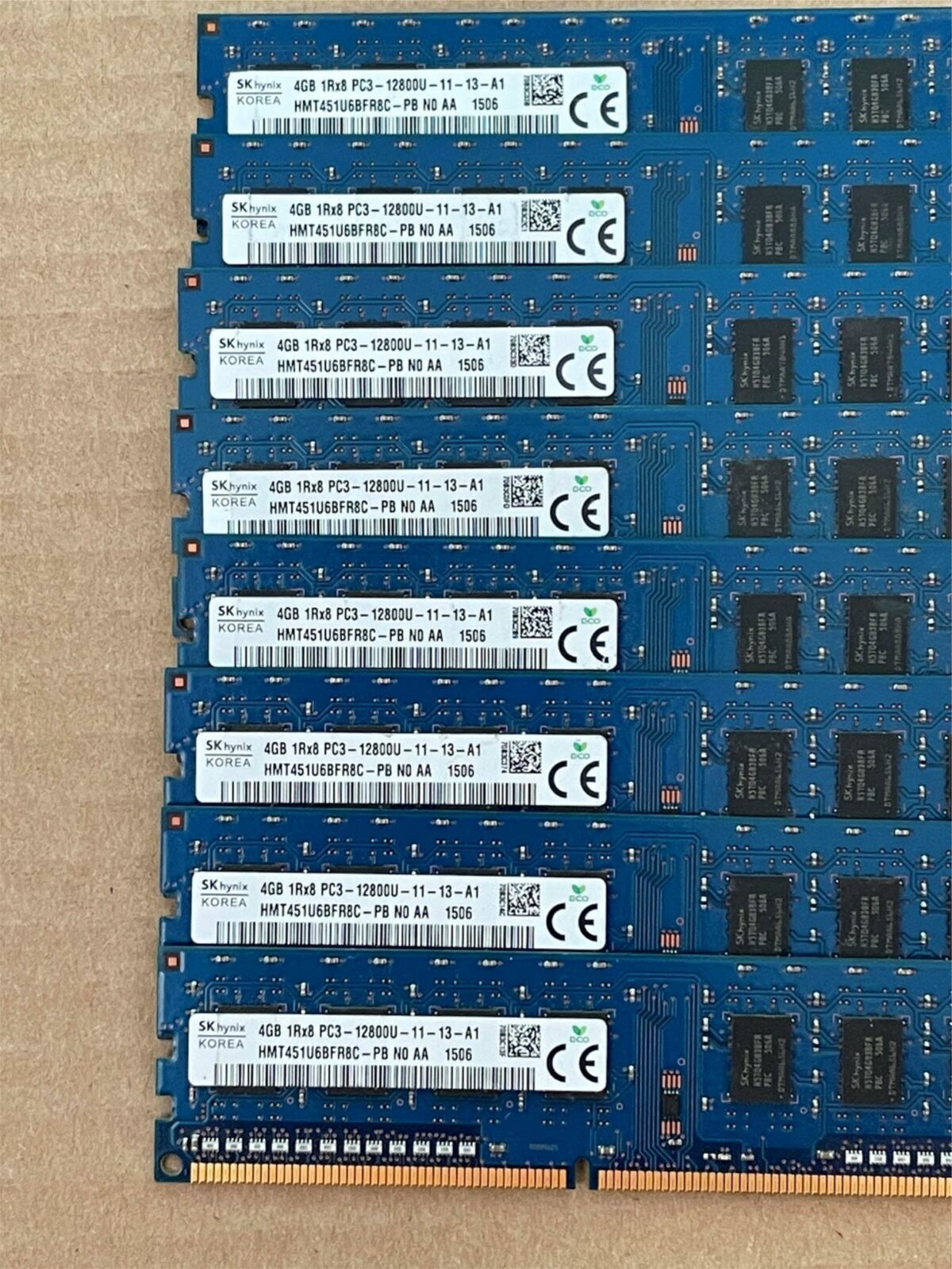 32GB SK HYNIX HMT451U6BFR8C-PB 8X4GB DDR3 GAMING DESKTOP RAM MEMORY B7-3