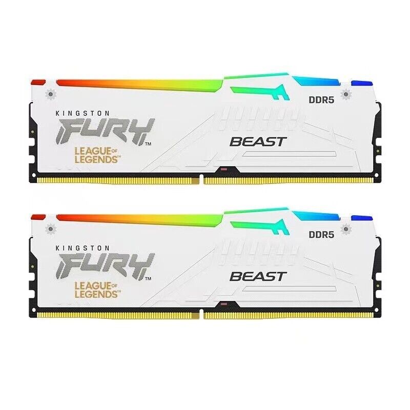 Kingston FURY BEAST DDR5 32G(2*16GB) RAM RGB 6000MHZ DIMM Memory Gaming