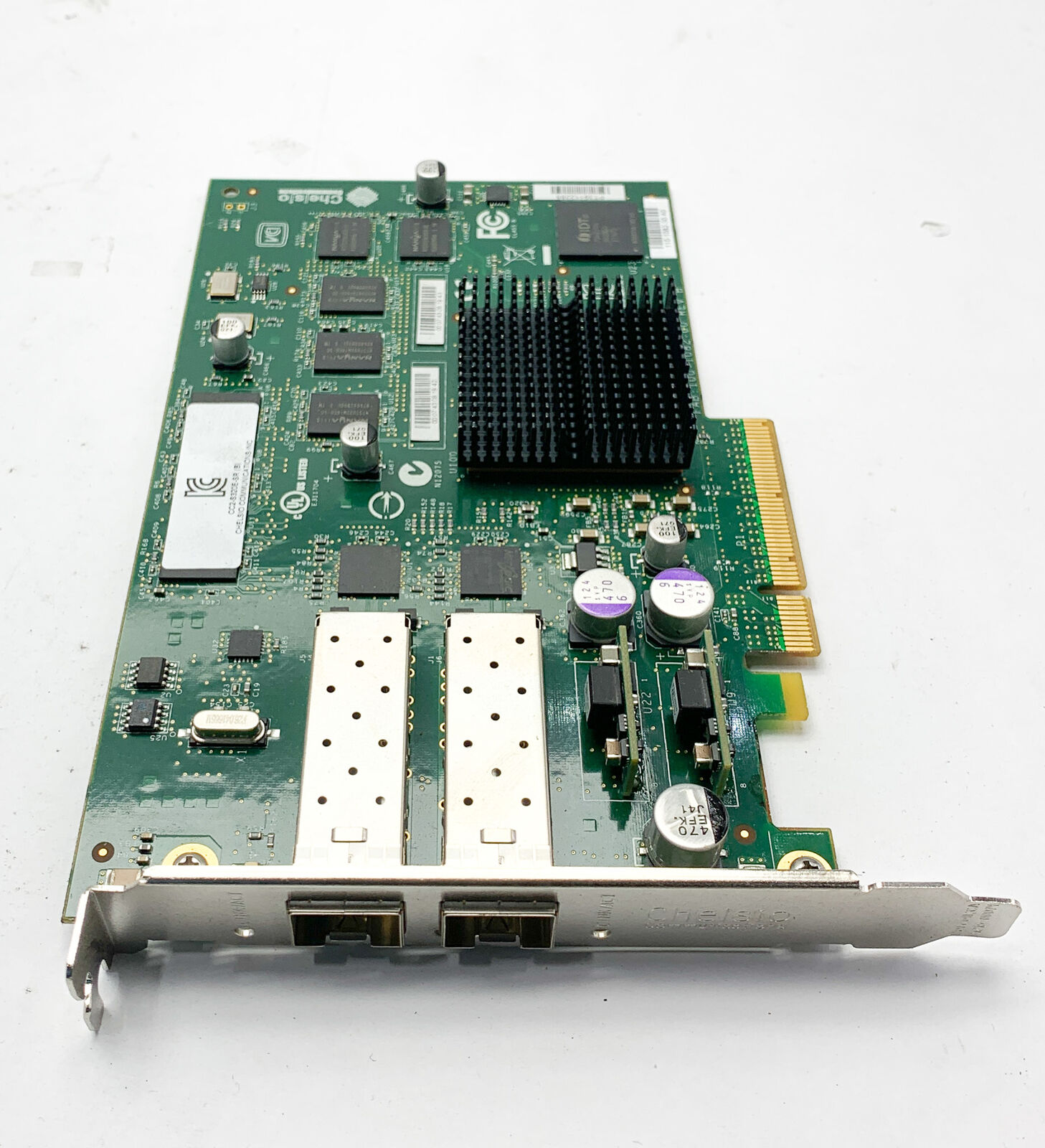 CHELSIO CC2-S320E-SR 110-1114-30 Dual Port 10Gbe PCI-E Adapter