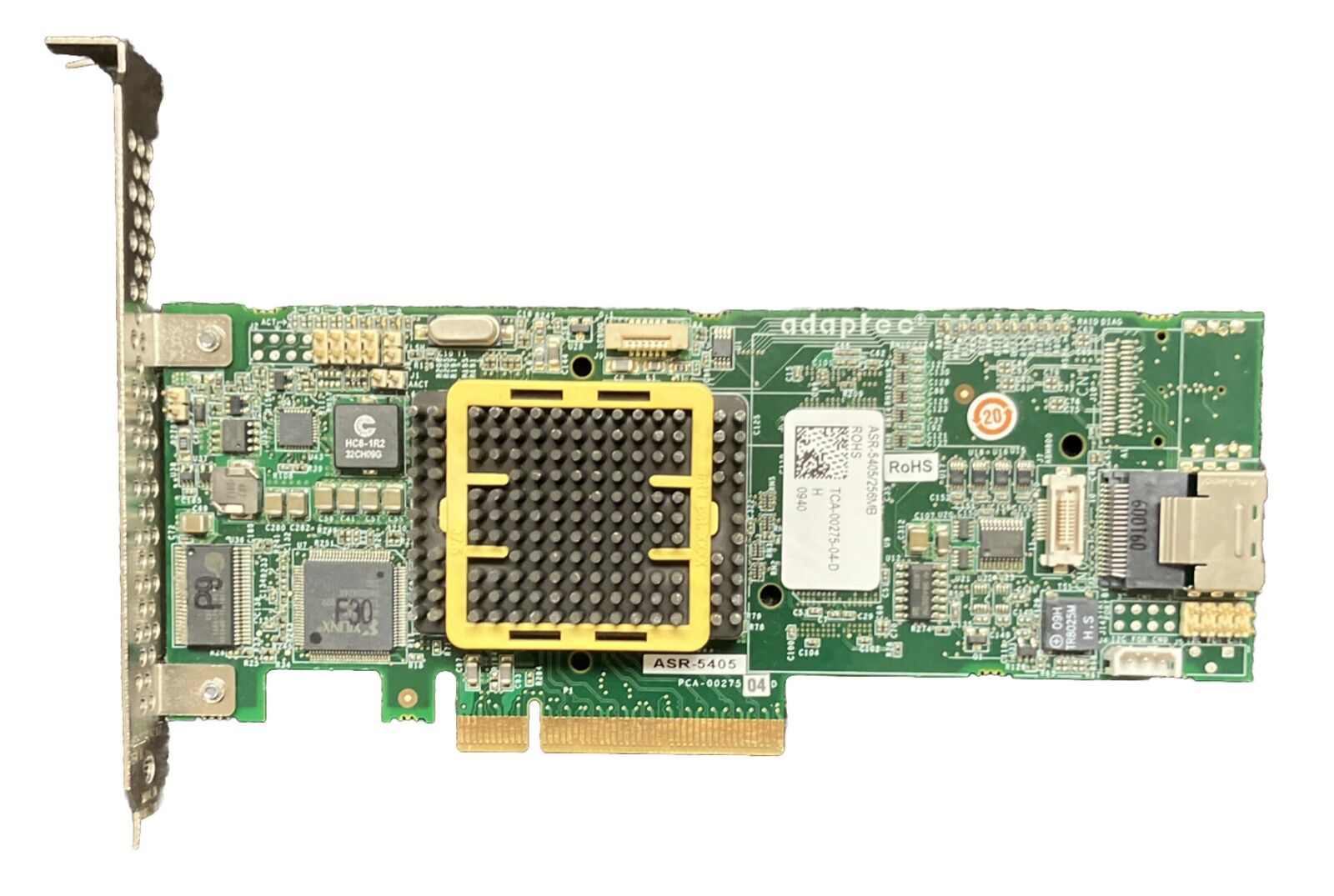 ADAPTEC ASR-5405Z 512MB PCIE SAS/SATA LOW PROFILE RAID CONTROLLER CARD w/Bracket