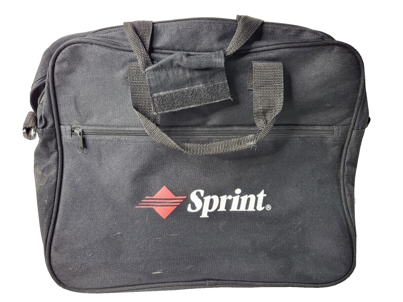 Vintage Sprint Logo Black Computer Briefcase Bag