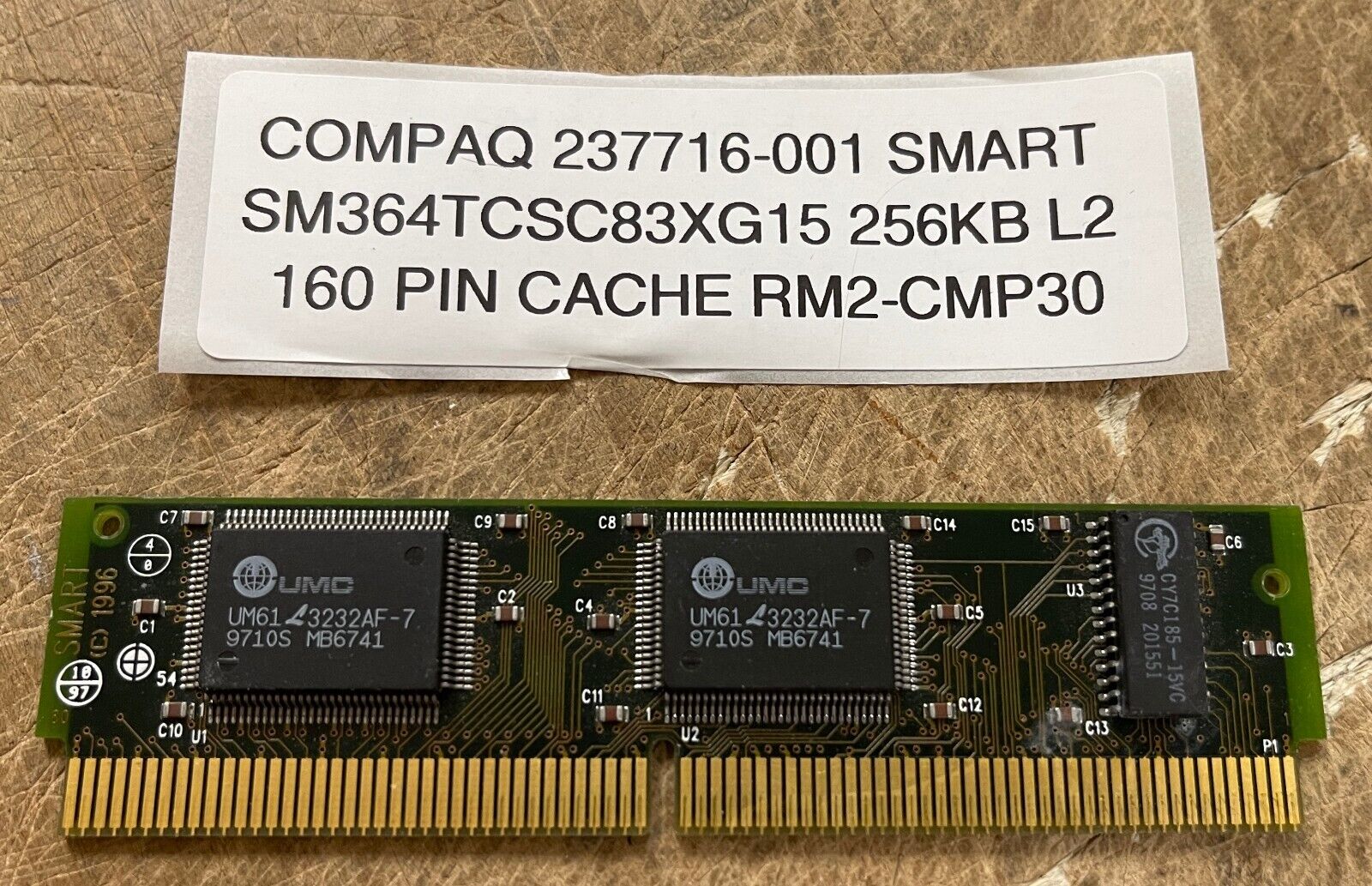 COMPAQ 237716-001 SMART SM364TCSC83XG15 256KB L2 160-PIN CACHE RM2-CMP30 Module