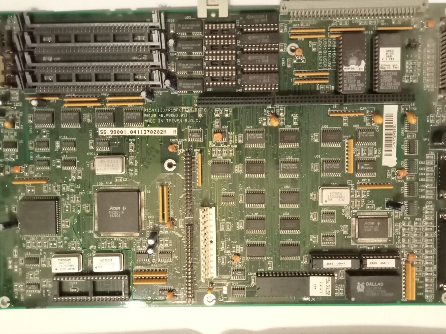 ACER 915 Vintage Intel 286 Motherboard. First Acer PC Motherboard. Rare