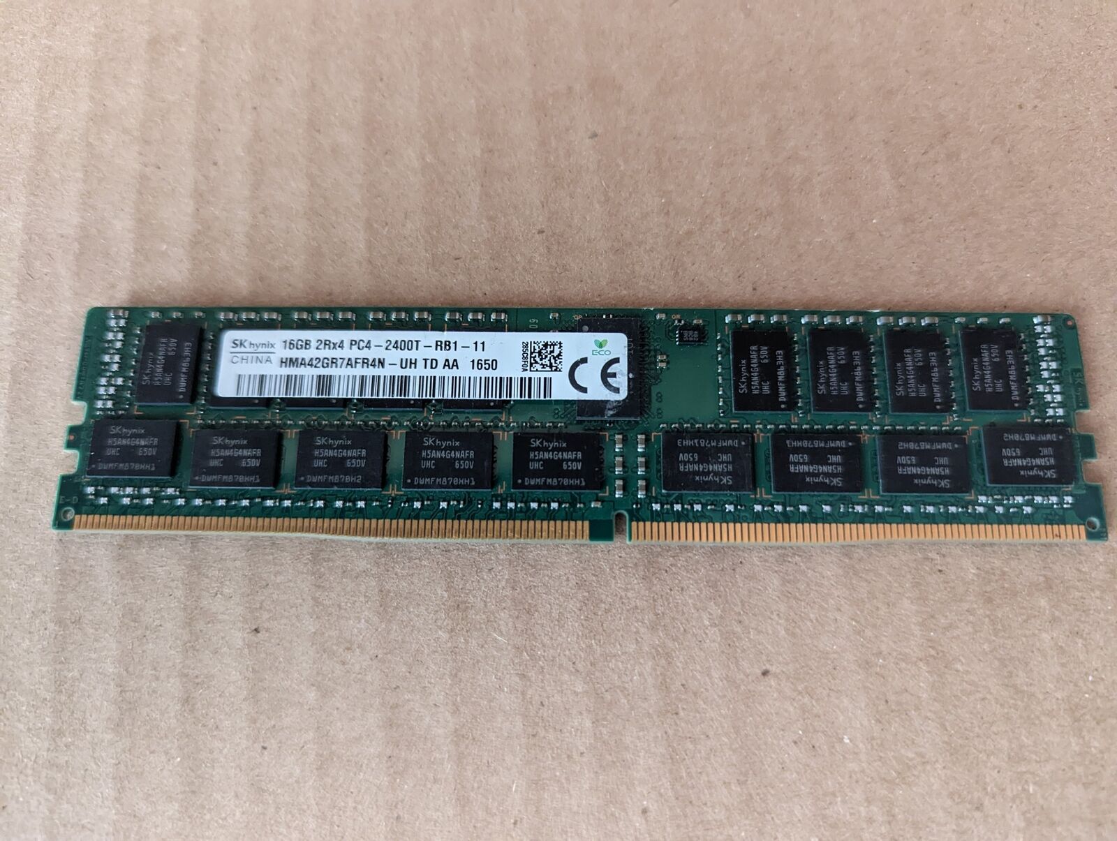 SK  HYNIX 16GB HMA42GR7AFR4N-UH 1RX4 PC4-2400T DDR4 MEMORY