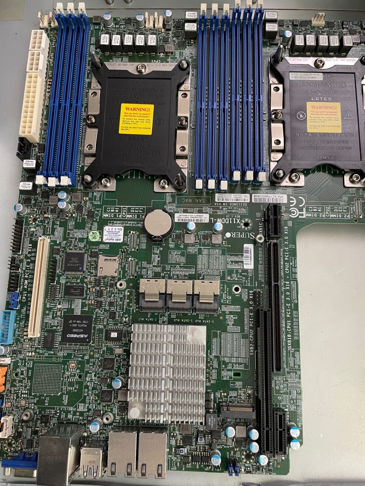 Supermicro Server Motherboard X11DDW-L Dual Socket Xeon Scalable LGA3647 DDR4