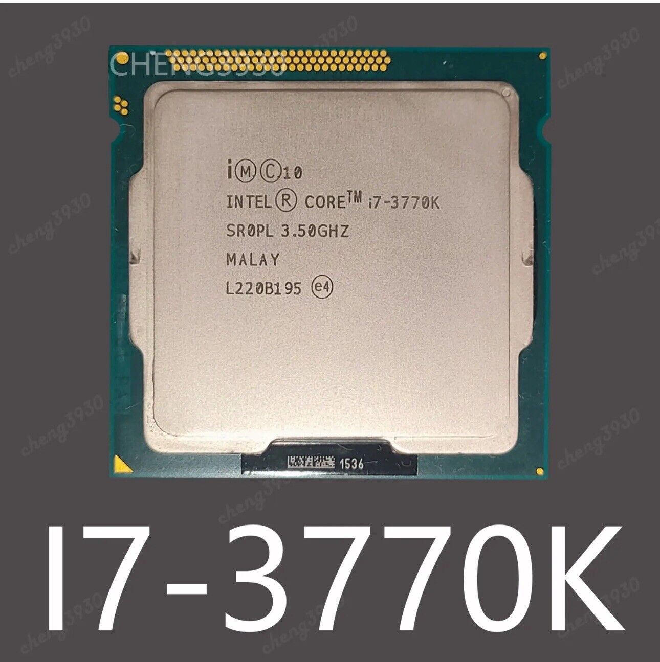Intel Core i7-3770K 3.5GHz Quad-Core (BX80637I73770K) Processor