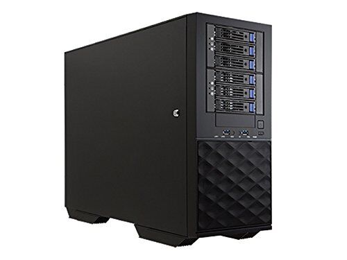Inwin Development 175240 In-win Server Pl052 Long Pedestal Atx Mid Tower Black