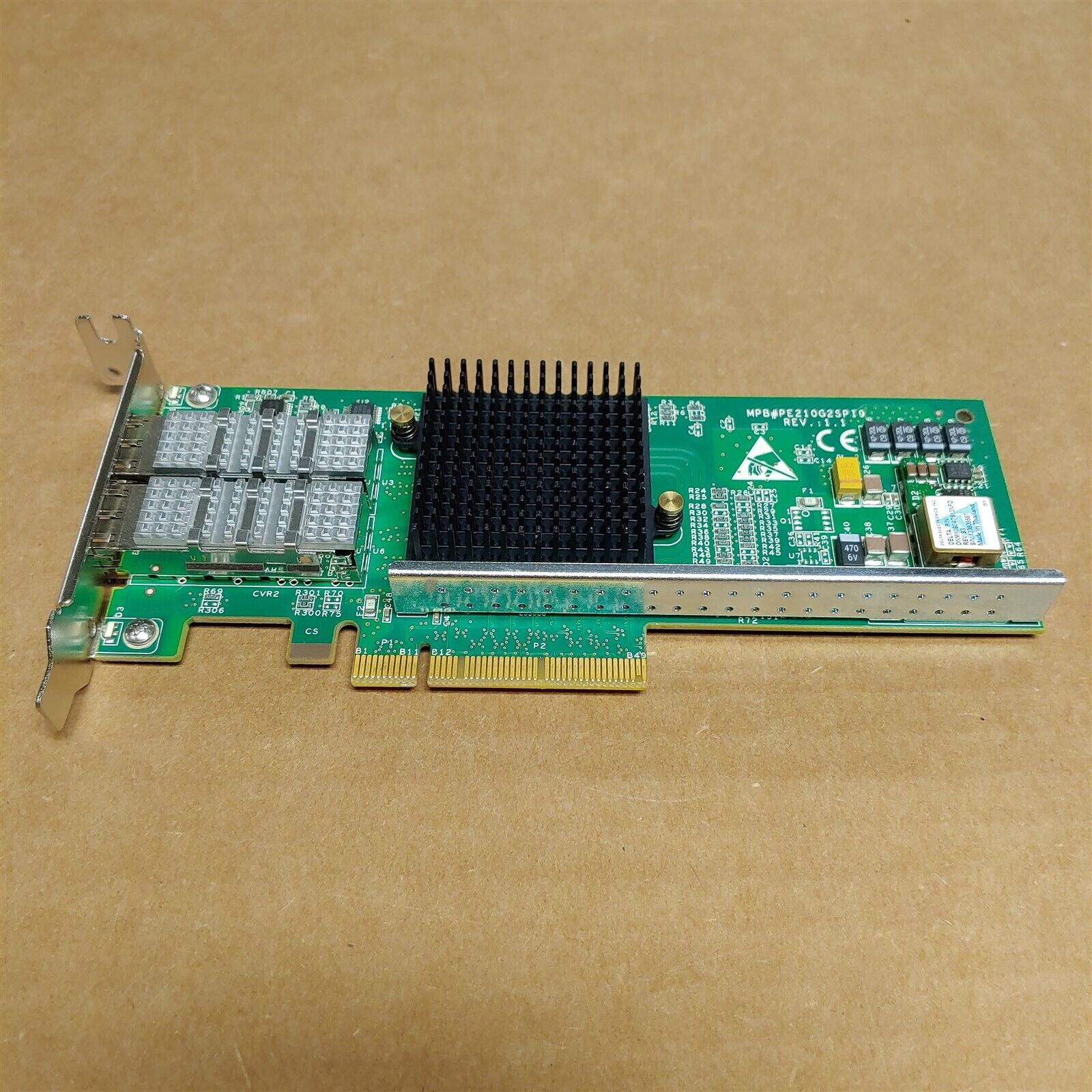 Silicom PE210G2SPI9-XR Dual 10GbPS PCIe 2.0 x8 Low Profile Network Card