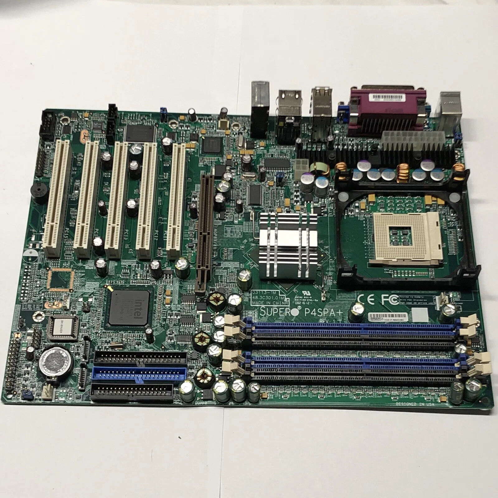 supermicro Atx motherboard intel P4spa+ Rev 1.1 New