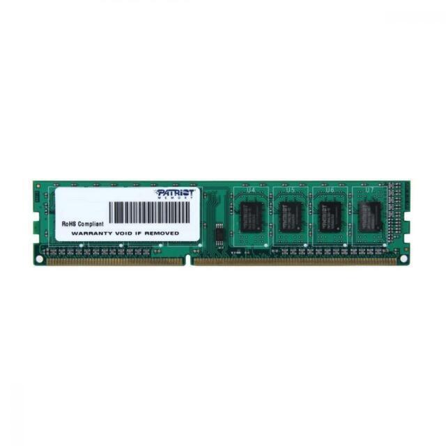 2X Patriot Signature 4GB DDR3 PC3-12800 (1600MHz) CL11 DIMM Memory PSD34G160081
