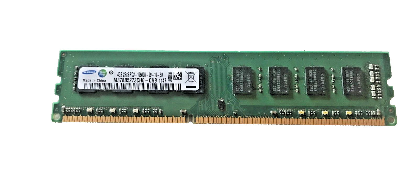Samsung 4GB 2RX8 PC3-10600U M378B5273CH0-CH9