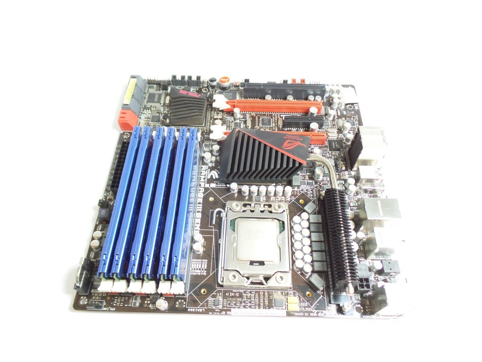 ASUS Rampage III GENE LGA1366 Socket Intel Motherboard w/ i7 980 CPU 24gb Ram