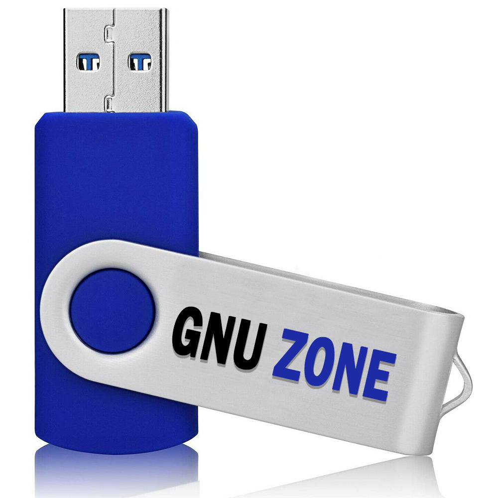 Knoppix 9.1 Desktop Live Portable USB Flash Thumb Drive GNU Linux OS 64 Bit