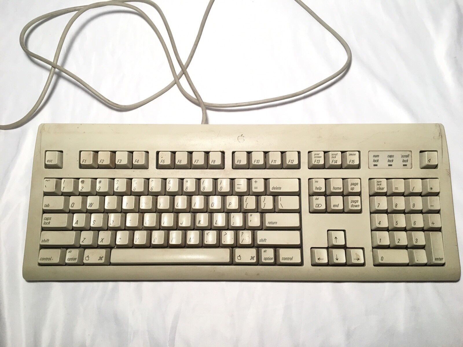 AppleDesign Keyboard M2980 Vintage Mac Macintosh Accessory (No Cable)