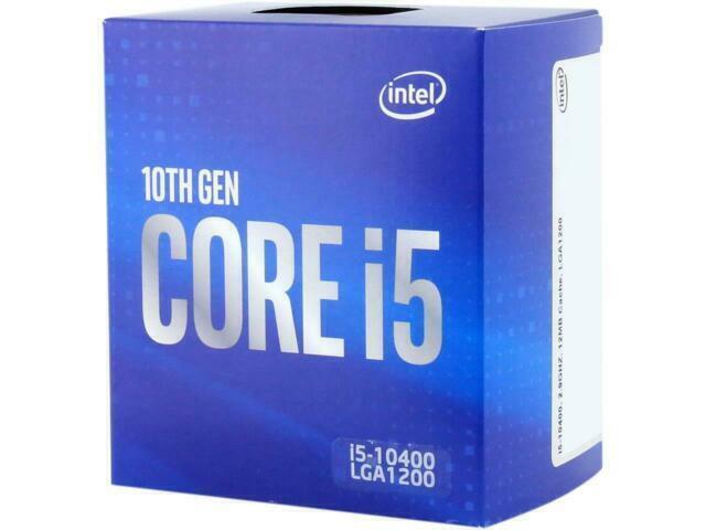 Intel Core i5-10400 Processor (4.3 GHz, 6 Cores, Socket LGA1200, Box) -...
