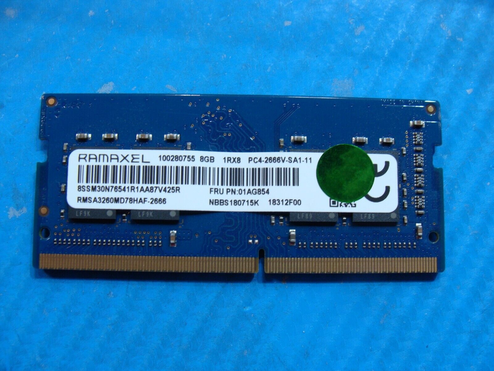 Lenovo Y530-15ICH So-Dimm Ramaxel 8Gb Memory PC4-2666V RMSA3260MD78HAF-2666