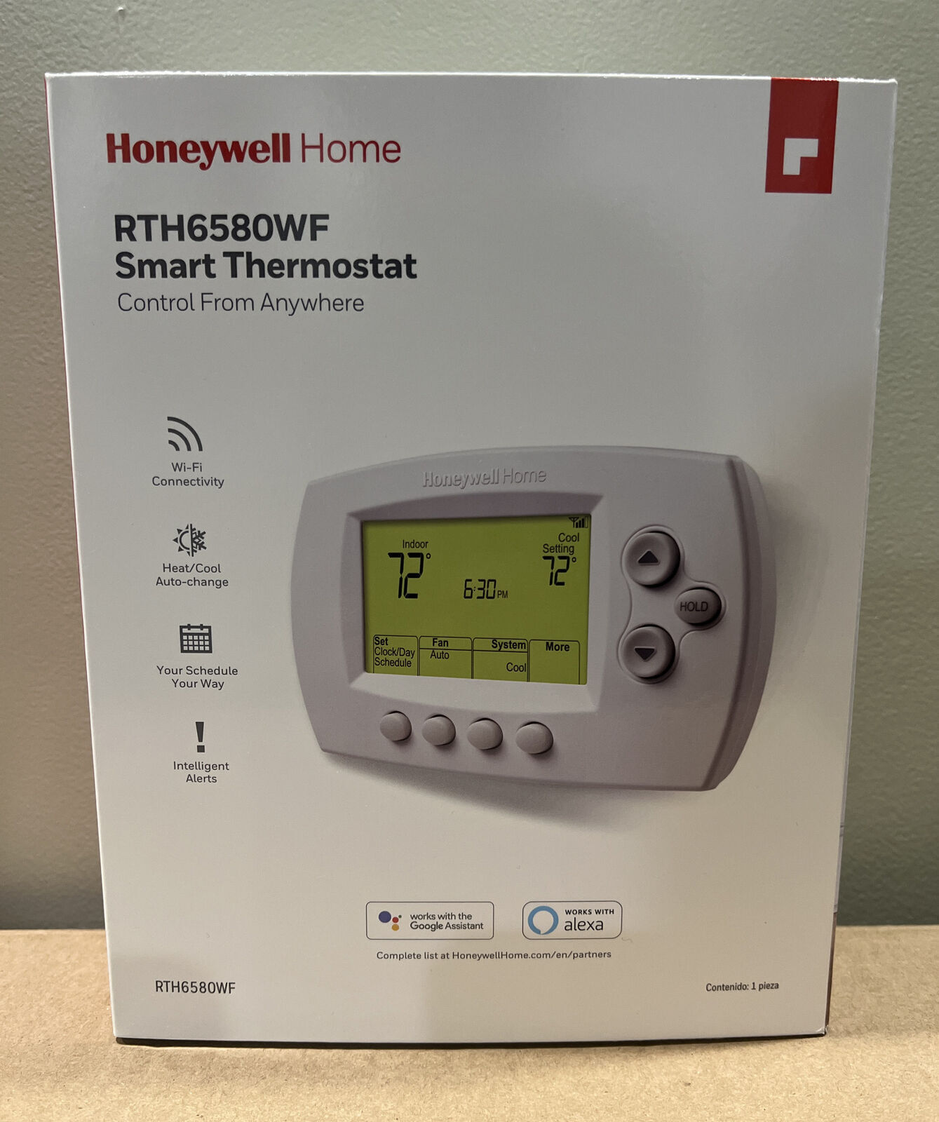 Honeywell Wi-Fi 7-Day Programmable Thermostat RTH6580WF NEW