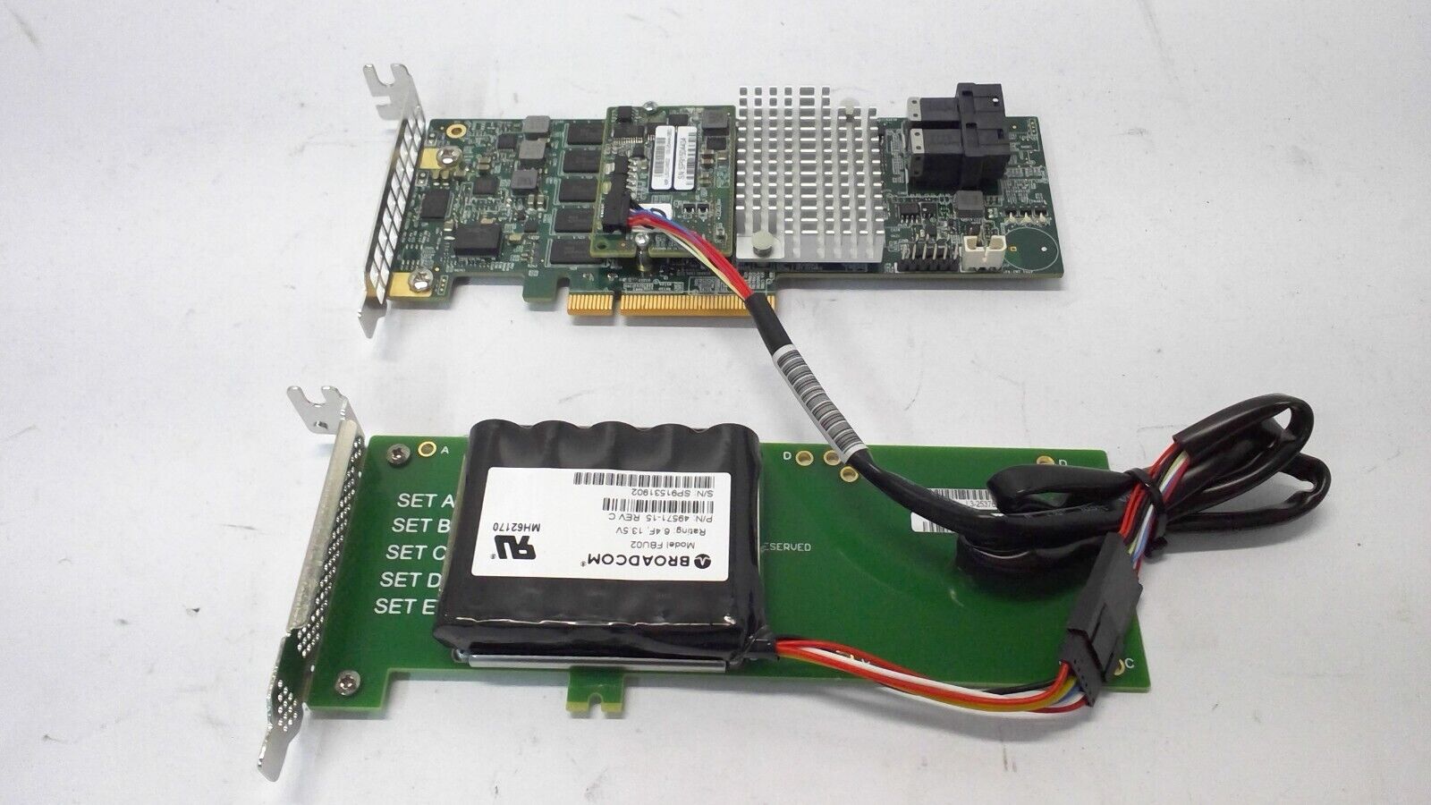 Supermicro AOC-S3108L-H8iR 12Gb/s 8 Ports PCIe 3.0x8 2GB Cache Memory RAID Cards