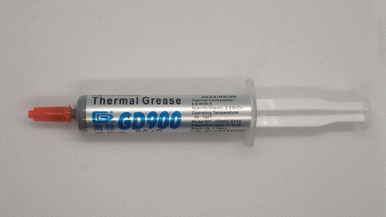 GD900 Thermal Paste / Grease, 4.8 W/mK, 3-30g Tube, USA stock