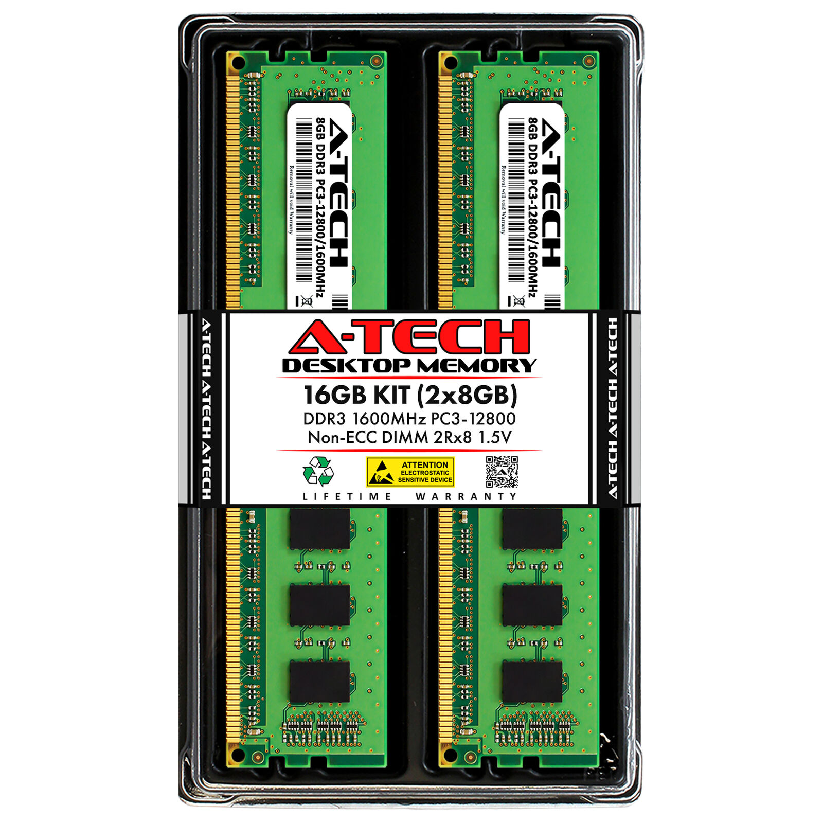 16GB 2x8GB PC3-12800U Biostar H81A A75MH A78MD A55MLC B75MU3B H61MGV3 Memory RAM