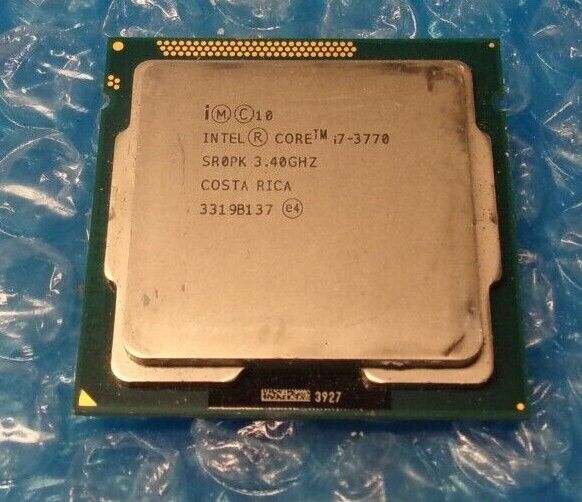 Intel Core i7-3770 3.40GHz 8MB Quad Core Socket LGA1155 CPU Processor SR0PK