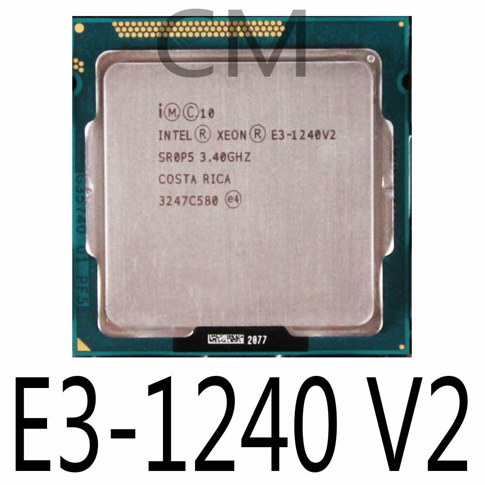 Intel Xeon E3-1240 V2 3.40GHz 8M Quad-Core SR0P5 Socket 1155 CPU Processor