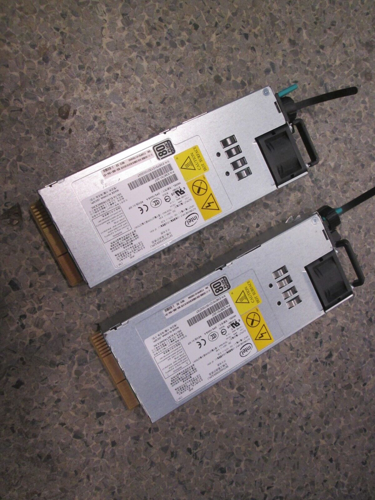 LOT of 2 Intel Dps-750xb a 750w Switching Power Supply E98791-010 101272