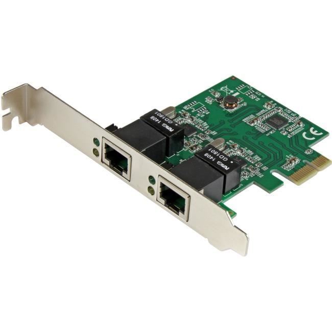 StarTech.com Dual Port Gigabit PCI Express Server Network Adapter Card - PCIe NI