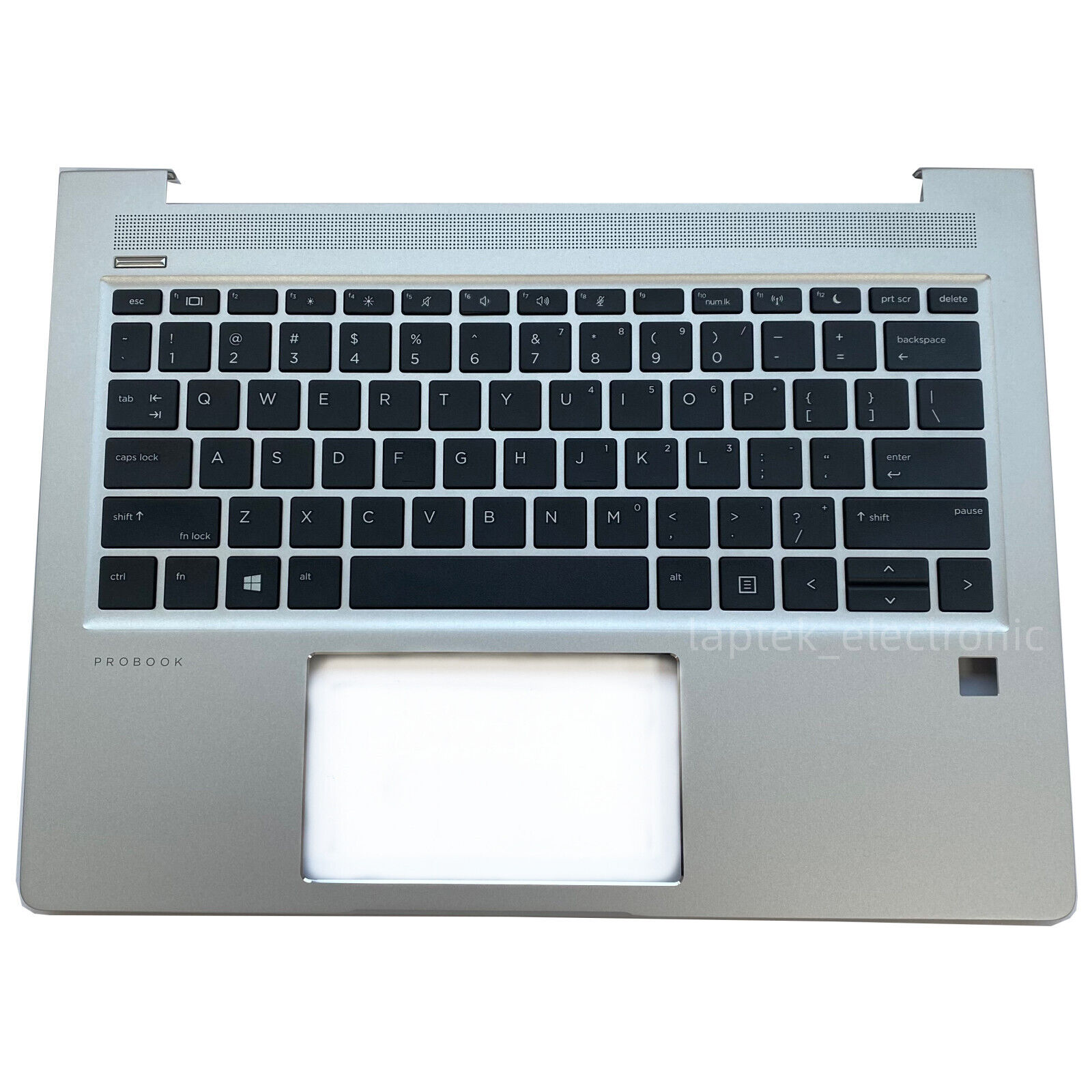 For HP Probook 430 G6 Palmrest Case w/ Non-Backlit US Keyboard Silver L44548-001