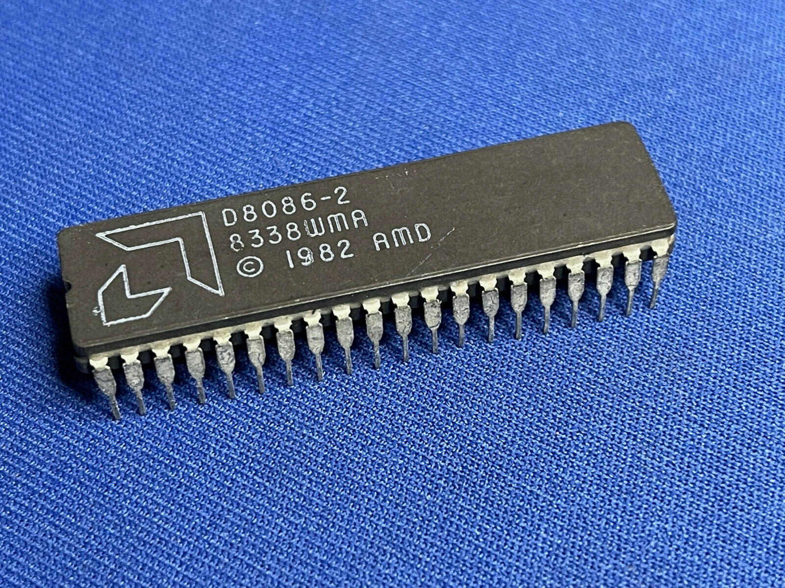 QTY-1 D8086-2 AMD CPU Vintage 1983 CERDIP New Rare D8086 ORIG PKG COLLECTIBLE